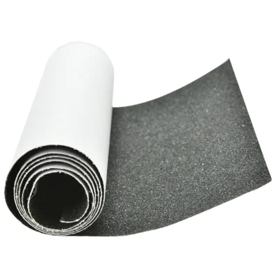 Fita de aperto perfurada de 81cm x 22cm para skate e scooter, adesivo de papel de areia, superfície antiderrapante, acessório de skate