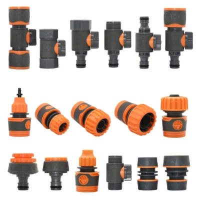 1/4 "3/8" 1/2 "3/4" 1 Polegada mangueira de jardim conector rápido stopwater conector jardim torneira pistola de água acoplador rega tubulação encaixe