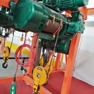 Guincho Elétrico de Cabo de Aço 5T CD com Controle Remoto Anti-Rotação e 1 Ano de Garantia