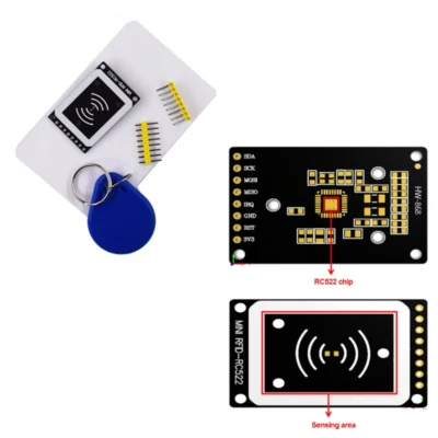 NFC RFID Module RDM6300 Kit 13.56MHz 125Khz 6cm SPI Interface with S50 Tag for Arduino 2560 RFID Reader Write & Read