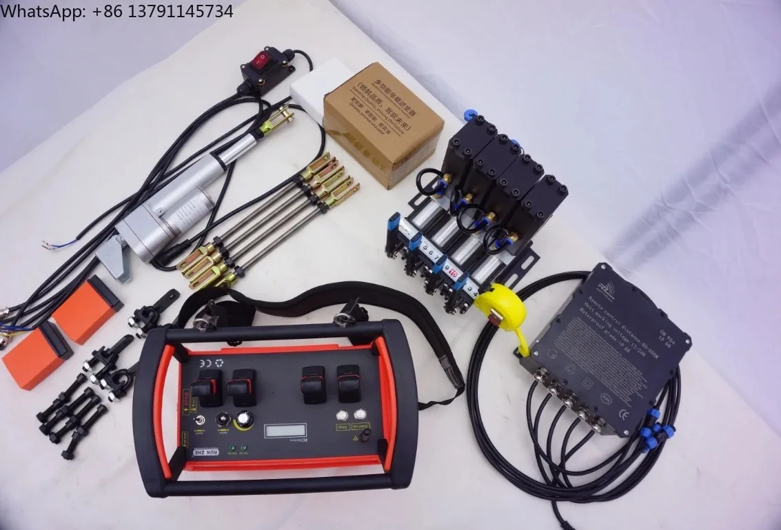 Controle remoto proporcional sem fio para guindaste com motor linear de 4 joysticks 8-35v