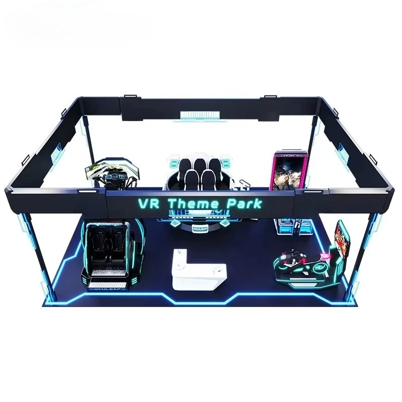 Equipamentos de Playground Interno para Crianças, 12D Atrações de Parque de Diversões, Simulador de Voo 9D, Máquina de Jogo de Realidade Virtual para Parque Temático - Image 5