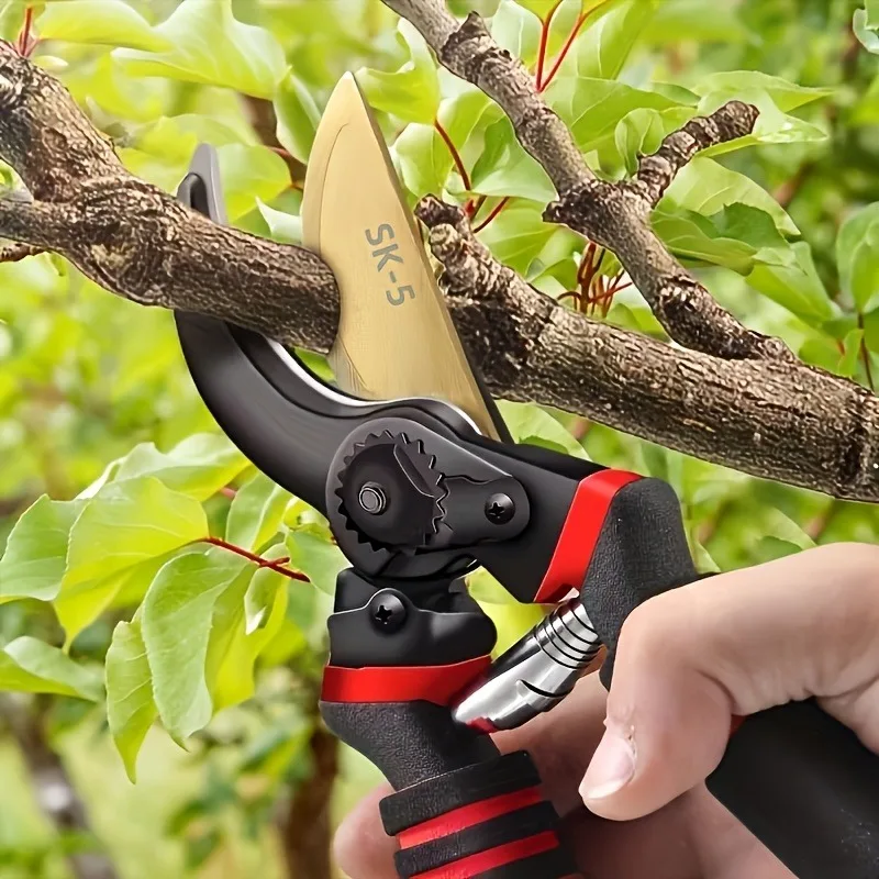 Tesouras de poda resistentes, ferramentas manuais de jardim, tesoura agrícola, selecionador de frutas, podador de jardim, ferramentas de jardinagem - Image 4