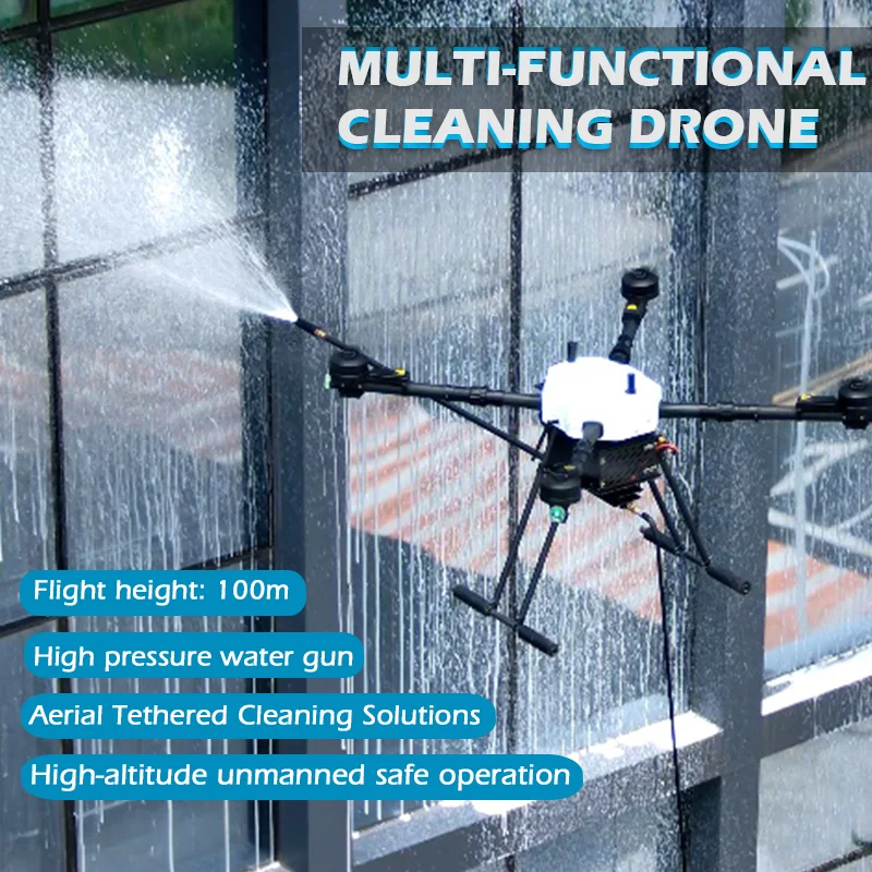 Lite Version Aerial Cleaning, Safe Professional for Roofs Curtain Walls - Image 3