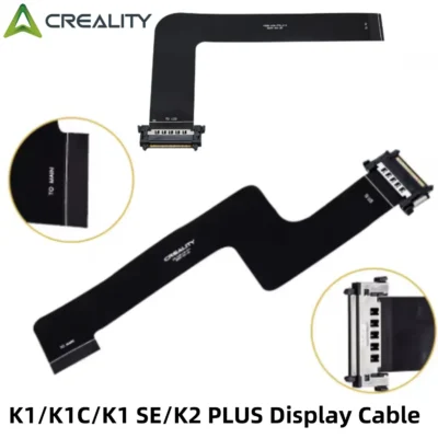 Peças sobressalentes de impressão 3D Cabo de tela K1 adequado para K1C/K1SE/K2 Plus Kit de tela de toque colorida Peça de impressora 3d