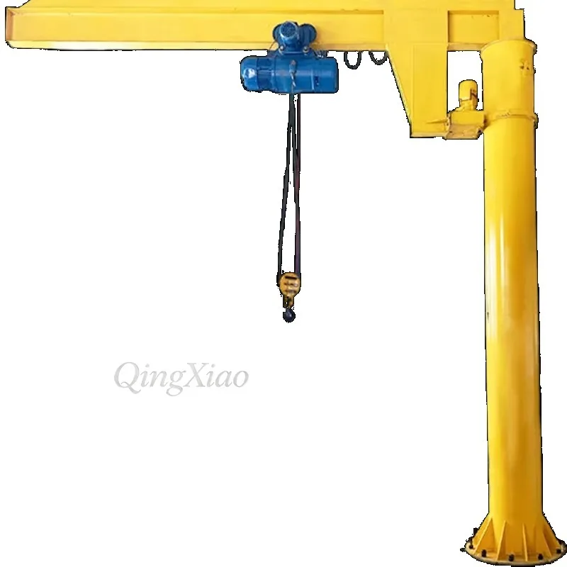 Grue de levage à bras robuste et flexible pour le levage de pièces sur site et le transport de marchandises sur courtes distances - Image 6