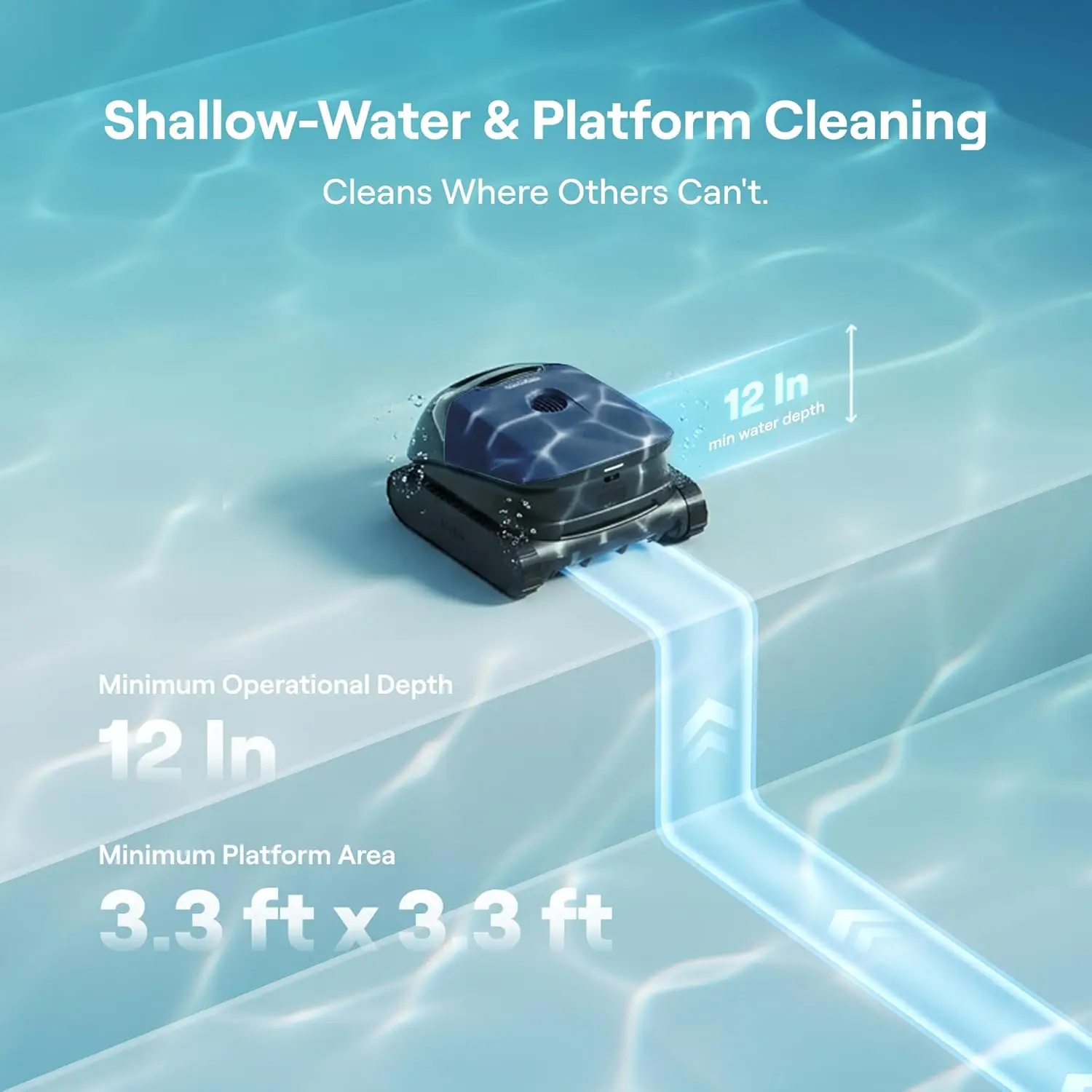 Robô Aspirador de Piscina Sem Fio Beatbot Sora 10, 300 Minutos de Autonomia, Limpador de Fundo/Parede/Linha de Água 6800GPH, para Piscinas Internas/Ao Ar Livre - Image 2