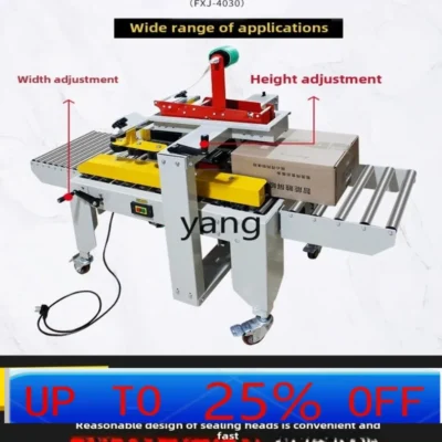 Máquina de selagem automática LH, máquina de arquear semiautomática com fita, máquina de selagem de caixas pequenas com fita.