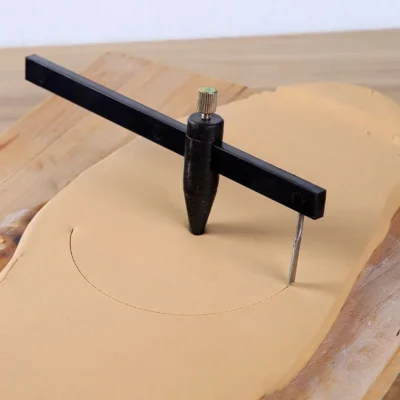Diy ferramenta de modelagem de argila acessórios cerâmica bússola círculo cortador de argila macia pinça de corte cerâmica escultura molde ferramentas