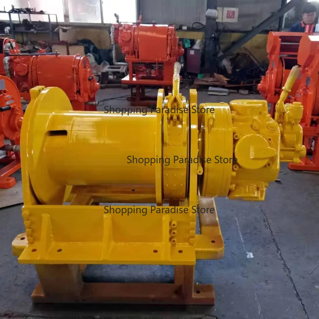 Heavy Duty Electric Cable Pulling Machine High-Speed 2-0-10 Ton Power Air Hoist Winch for Auto & Construction Material Lifting - Image 3