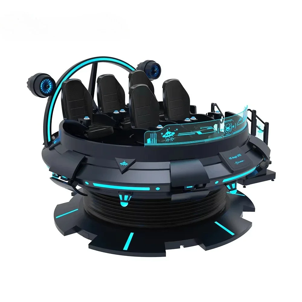 Conjunto de plataforma de simulação de vídeo 9d de realidade virtual, máquina de jogo vr, máquina de jogo de arcade, máquina de jogo de fliperama zumbi - Image 4
