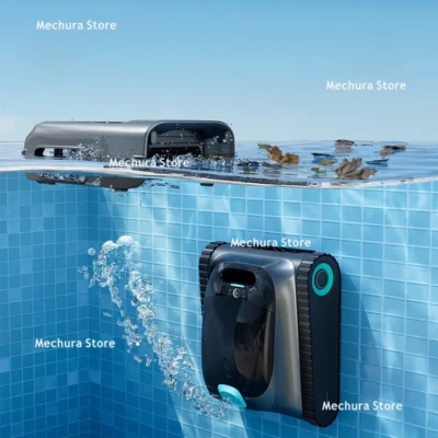 Robô Skimmer Solar para Piscina, Limpador Automático de Superfície de Água, Coletor de Detritos Flutuante Inteligente para Piscinas e Lagos, Máquina Solar JT40