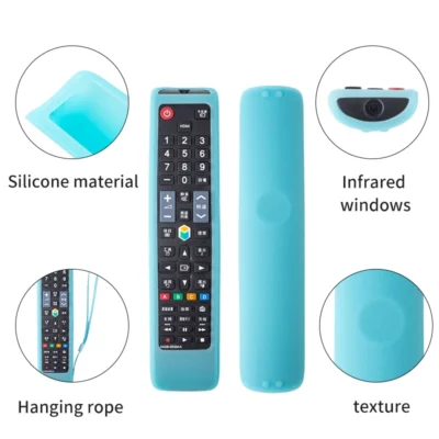 Silicone Case Cover for AA59-00582A REMOTE CONTROL FOR SAMSUNG HD LCD SMART TV