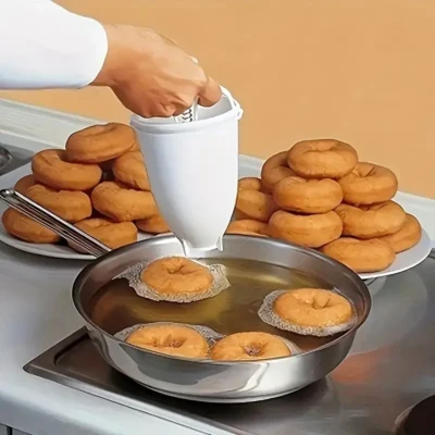Máquina de fazer donuts fácil de usar, perfeita para uso doméstico e em restaurante, máquina de ordenha, Eid Al-Adha Mubarak, utensílios de cozinha em massa e utensílios de mesa