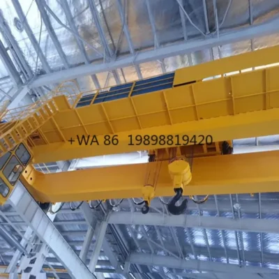 Beam Bridge Crane Hoist with Gearbox 30m Lifting Height 3-16m Span Economical 0.5 Ton Electric Single