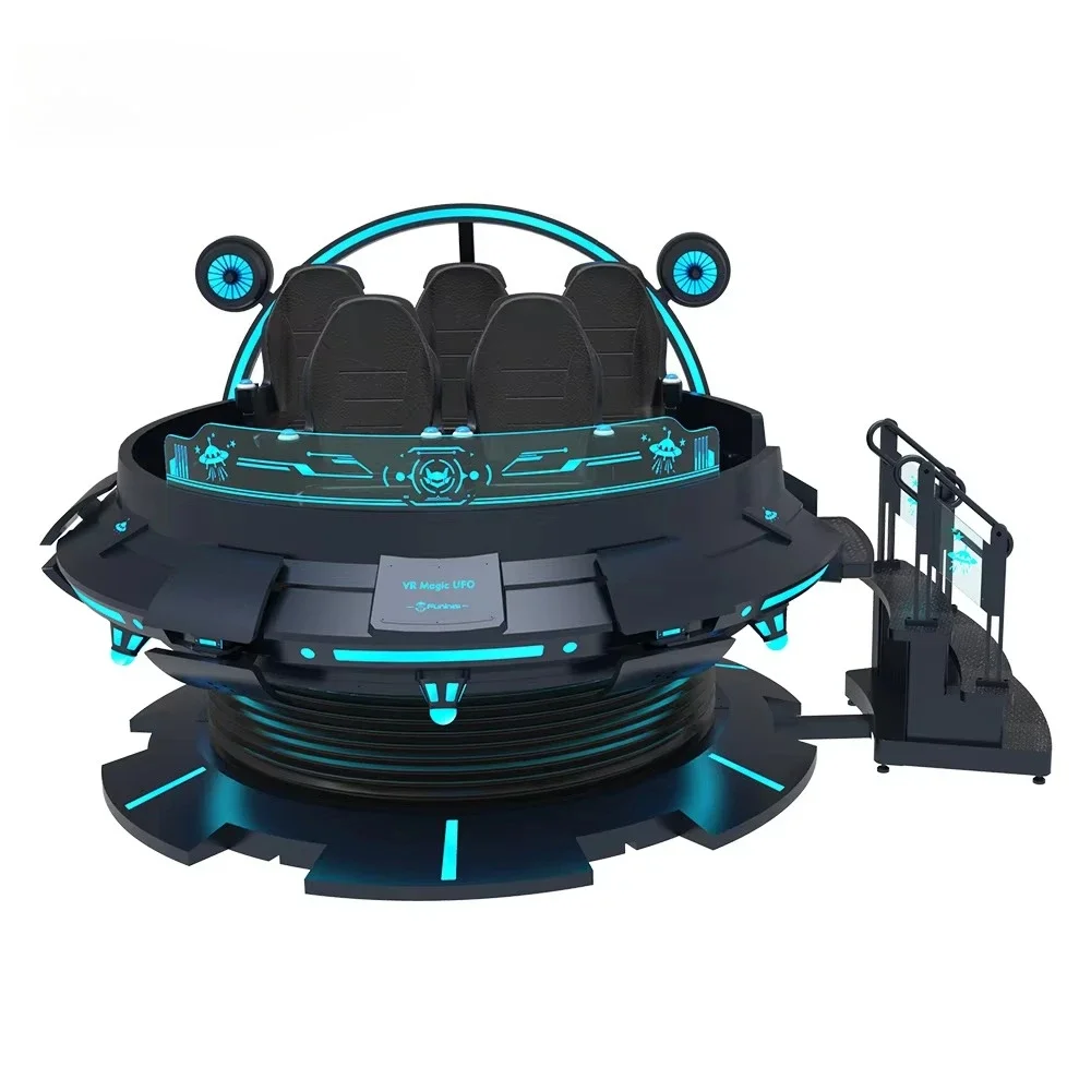 Conjunto de plataforma de simulação de vídeo 9d de realidade virtual, máquina de jogo vr, máquina de jogo de arcade, máquina de jogo de fliperama zumbi - Image 6