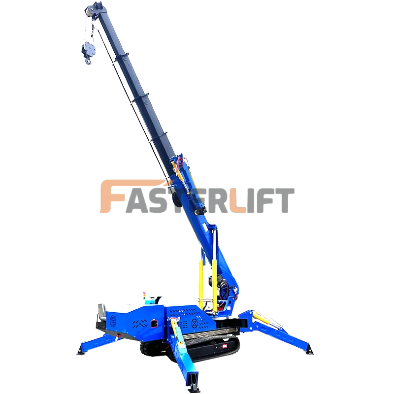 CE Mini Spider Crawler Crane Elevator Hoist Glass Curtain Wall Lift Telescopic 8T Small Spider Crane - Image 5