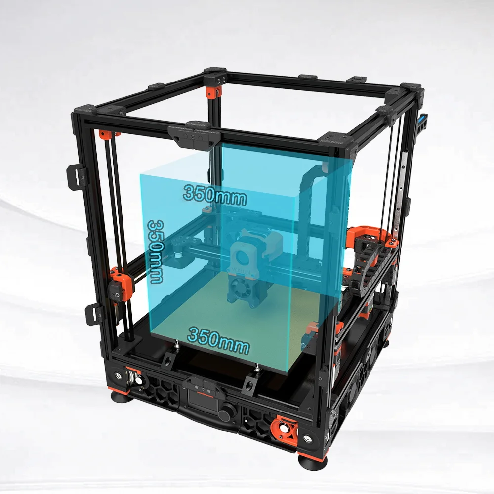 Upgrade 2.4 R2 350x350x350mm CoreXY High Quality 3D Printer DIY Kit Manufacturer Wholesale Impresora 3d - Image 6