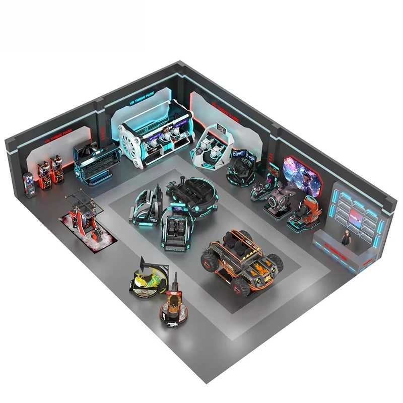Parque Temático de Realidade Virtual 2026, Máquina de Jogo de Simulador de Voo 9D para Crianças, Multiplayer Indoor, Parque de Diversões ao Ar Livre - Image 3