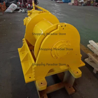 Heavy Duty Electric Cable Pulling Machine High-Speed 2-0-10 Ton Power Air Hoist Winch for Auto & Construction Material Lifting