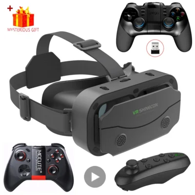 Óculos de realidade virtual 3d vr, dispositivos de fone de ouvido, lentes de capacete, óculos inteligentes para smartphones, celular, jogo móvel, conjunto de visualizador viar