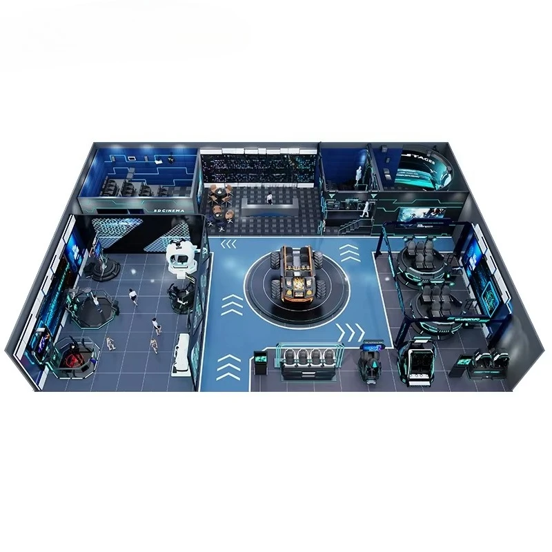 Equipamentos de Playground Interno para Crianças, 12D Atrações de Parque de Diversões, Simulador de Voo 9D, Máquina de Jogo de Realidade Virtual para Parque Temático - Image 2