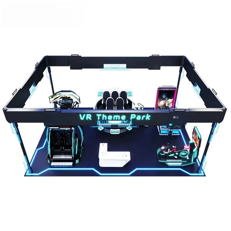 Equipamentos de Playground Interno para Crianças, 12D Atrações de Parque de Diversões, Simulador de Voo 3D, Máquina de Jogo de Realidade Virtual VR - Image 5