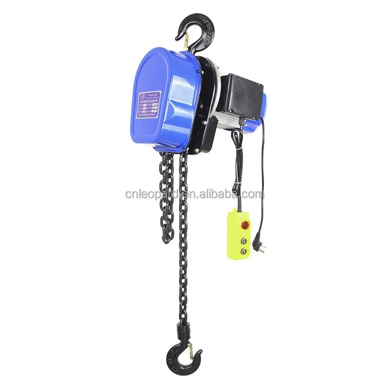 Guincho Elétrico de Corrente em Promoção: 1-5 Toneladas - Guincho de Corrente Azul com Controle Remoto Sem Fio, Baixa Altura de Elevação, Certificado CE, Ideal para Uso em Hotéis e Varejo - Image 3