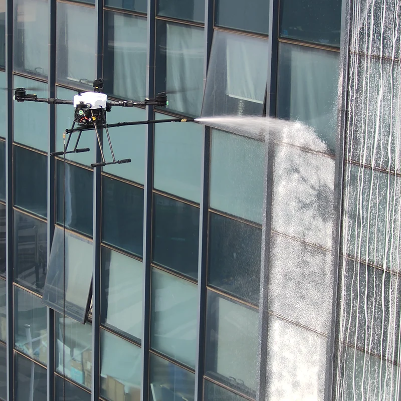 Lite Version Aerial Cleaning, Safe Professional for Roofs Curtain Walls - Image 4
