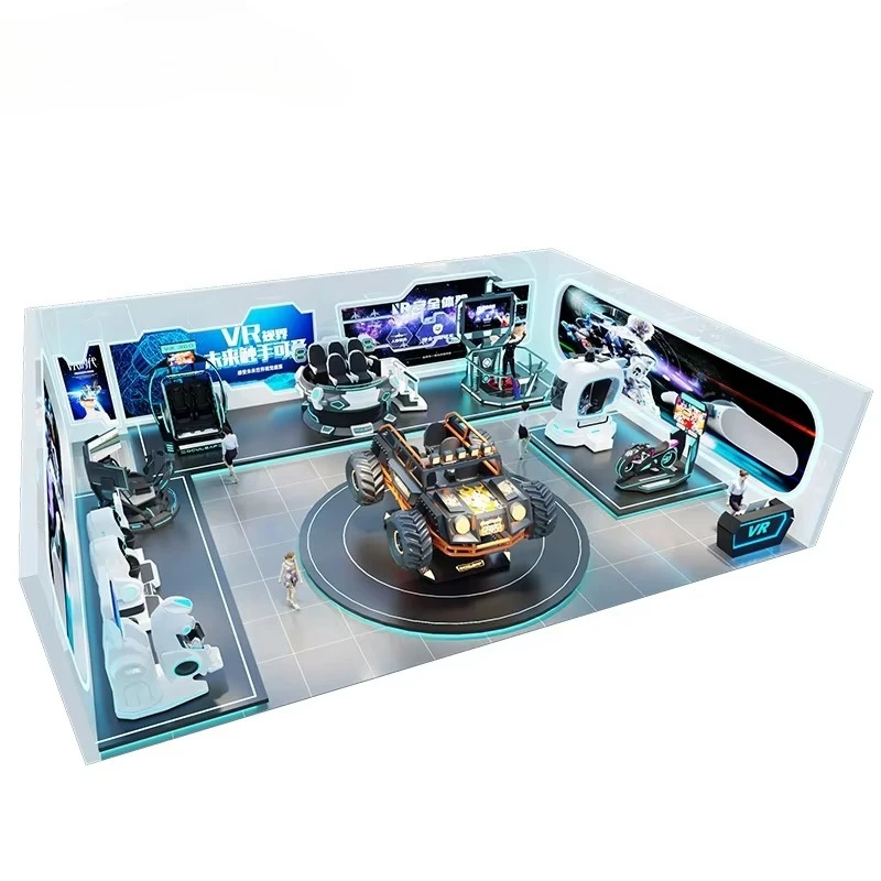 Equipamentos de Playground Interno para Crianças, 12D Atrações de Parque de Diversões, Simulador de Voo 3D, Máquina de Jogo de Realidade Virtual VR - Image 6