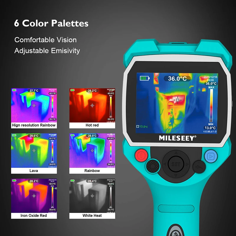 Mileseey TR120 Infrared Thermal Imager 3.5" Display High Precision for Plumbing Heating Detection - Image 2