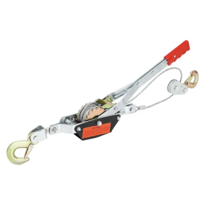 SucceBuy Come Along Treuil Capacité de traction de 2/4/5 tonnes Extracteur de câble d'alimentation de palan automobile à cliquet robuste pour le sauvetage des véhicules