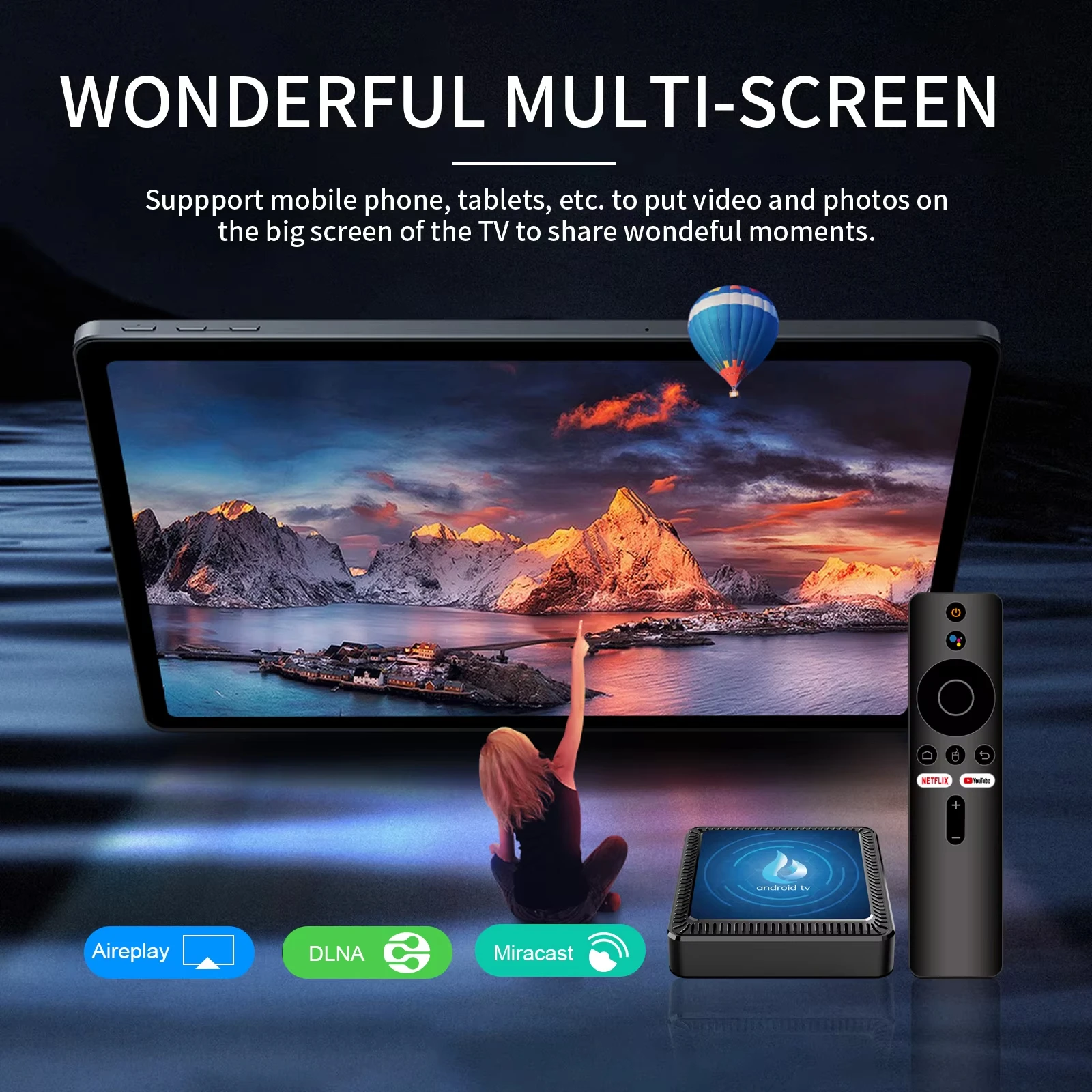 Q17 Smart TV Box Android 16 Bluetooth 6.0 Allwinner H313 Quad Core 8K Ultra HD 8GB+256GB Google Netflix Media Player Set Top Box - Image 6