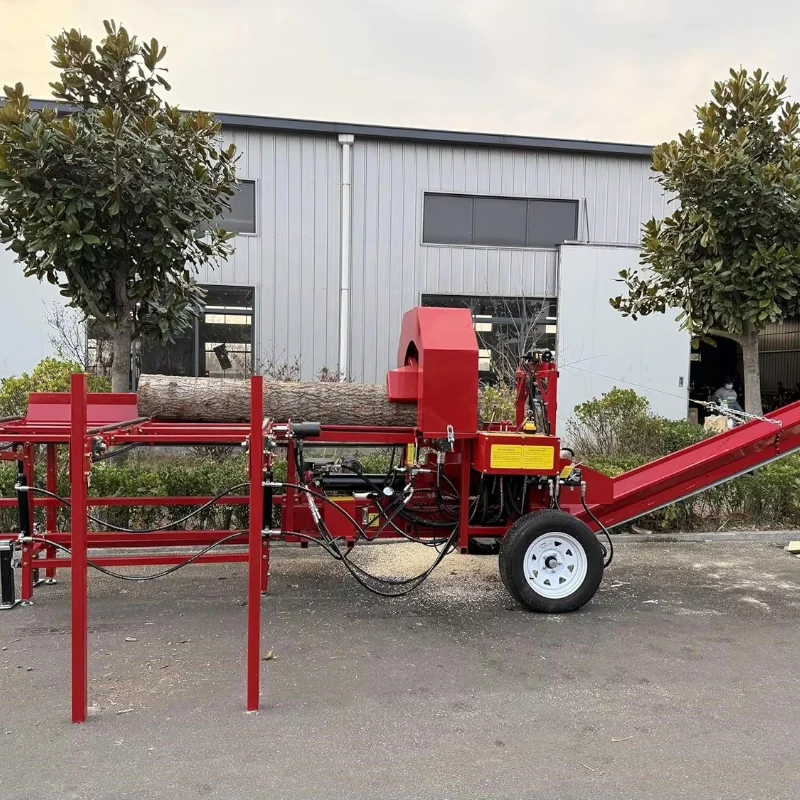 Fendeuse de bûches hydraulique 25 tonnes, processeur de bois de chauffage, fendeuse de bois domestique pour ferme, personnalisable, fabriquée en Chine - Image 3