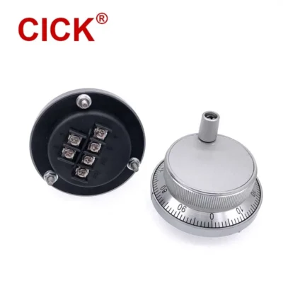 1Pc CNC Pulser Hand Wheel 60mm DC5V 4Pin 6Pin 100PPR Handwheel Manual Pulse Generator CNC Machine Rotary Encoder 4/6 Terminal