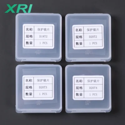 Lente protetora de soldagem a laser de fibra 18x2 20x2 20x3 20x4mm para wsx qilin hanwei sup au3tech lente de soldagem