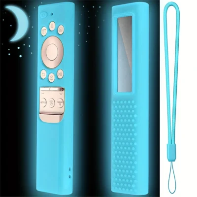 1 Pack Glow In The Dark Silicone Remote Case For Samsung Remote Solar Controller UA43AU9000 65/75Q70AA N900AN800A