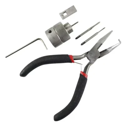 Kit de Ferramentas para Remoção de Pinos de Trava de Carro e Cilindros de Ignição, com Abridor de Chaves Travadas em Carros, com Caixa