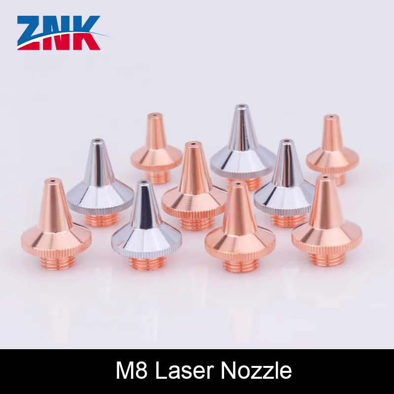 ZNK M8 Premium Cobre Materiais Dupla Camada Única Máquina De Corte A Laser Bocal De Corte 3D Para WSX Raytools