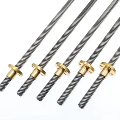 Tornillo avance T8 250mm guía lineal piezas impresoras 3D paso helicoidal 2mm 4mm 8mm 10mm 12mm tornillos trapezoidales con tu