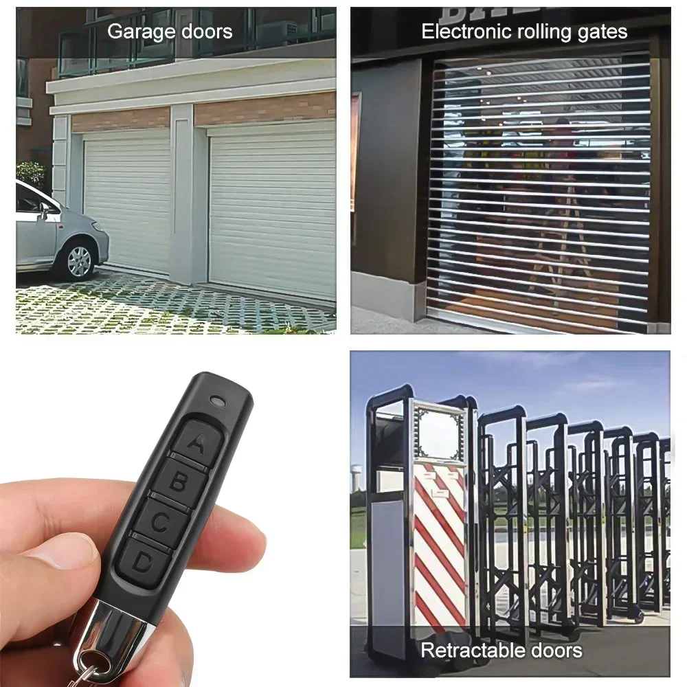 1-50PCS 433mhz Remote Control Duplicator Universal Remote key Copy Clone Replacement Garage Door Keychain RF 433Mhz Transmitter - Image 2