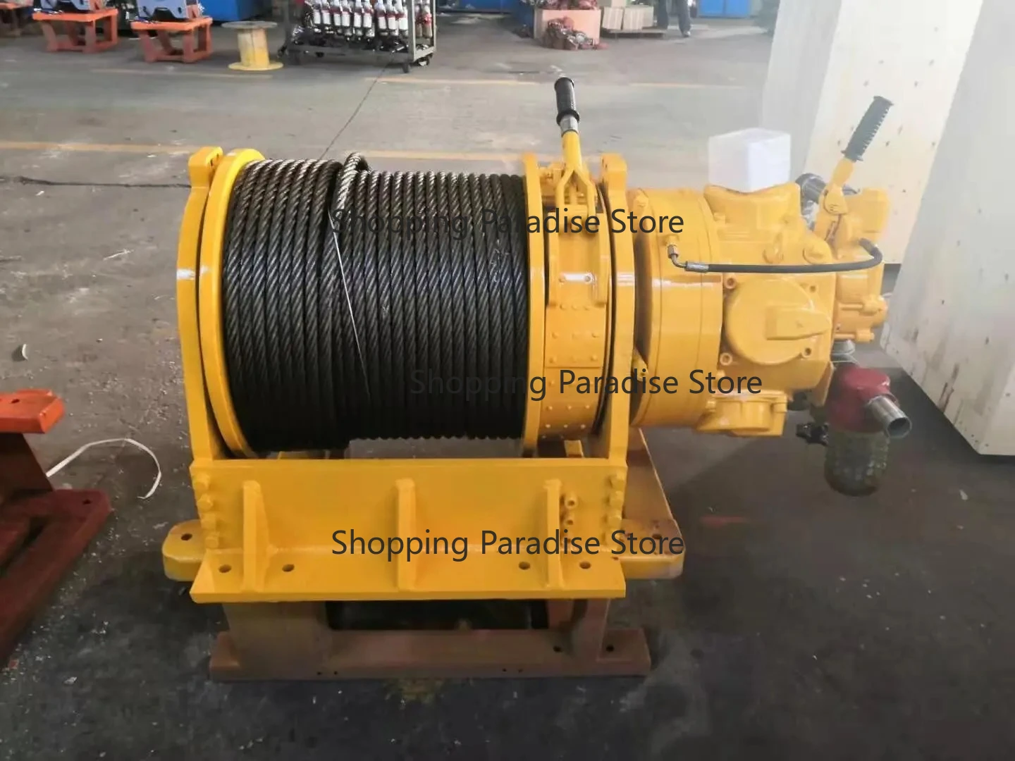 Heavy Duty Electric Cable Pulling Machine High-Speed 2-0-10 Ton Power Air Hoist Winch for Auto & Construction Material Lifting - Image 6