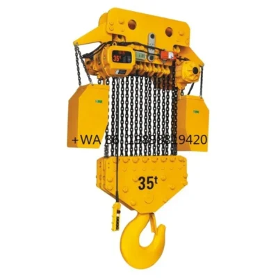 New Metal Lifting Crane for Retail Industries Forged Hook 2 Ton Electric Chain Hoist with