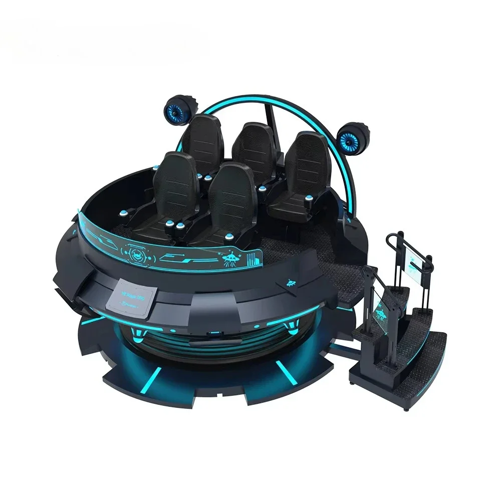 Conjunto de plataforma de simulação de vídeo 9d de realidade virtual, máquina de jogo vr, máquina de jogo de arcade, máquina de jogo de fliperama zumbi - Image 5
