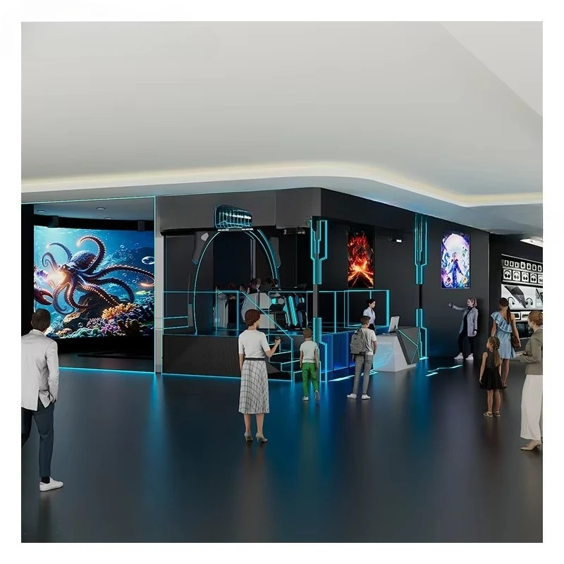 Cinema 5D Bermuda Personalizado, Teatro Imersivo ao Ar Livre 9D, Simulador de Montanha-Russa de Realidade Virtual 2027, Cinema 7D