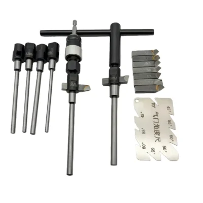 Cortador de Reamer Ajustável em Liga Dura para Reparação de Assento de Válvula de Carro e Moto, Ferramenta de 15/30/45/55/60/65/75/90 Graus