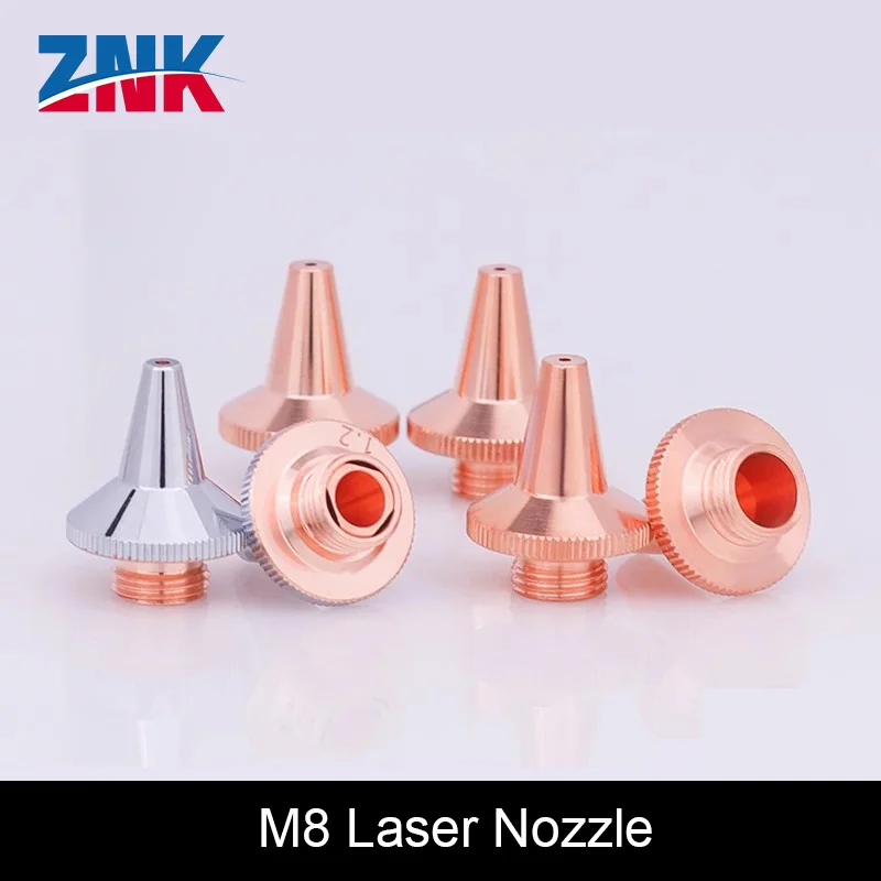 ZNK M8 Premium Cobre Materiais Dupla Camada Única Máquina De Corte A Laser Bocal De Corte 3D Para WSX Raytools - Image 3