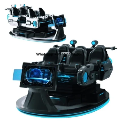 Simulador de Montanha-Russa 9D para 5 Pessoas VR Spaceship 2026, Novo Entretenimento AR/VR, Máquina de Jogo Arcade 3D, Simulador de Voo 7D