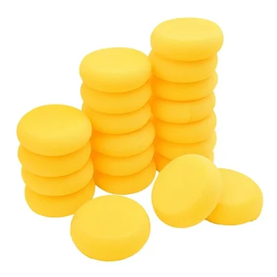 10 unidades/pacote forma redonda espuma cerâmica jogando esponja absorvente de água escultura ferramentas cerâmica acessórios coloração limpeza