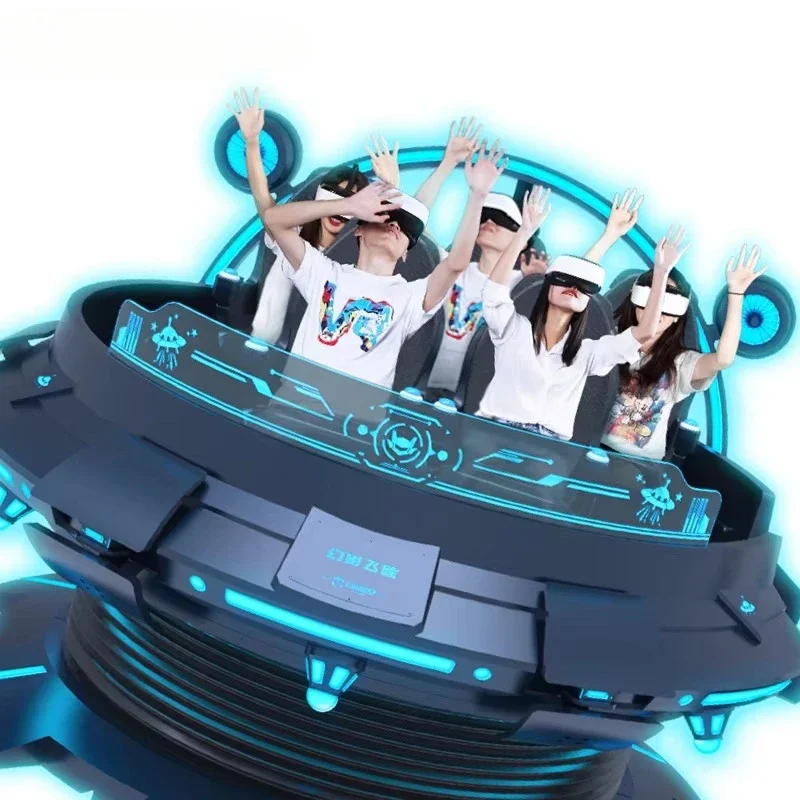 Conjunto de plataforma de simulação de vídeo 9d de realidade virtual, máquina de jogo vr, máquina de jogo de arcade, máquina de jogo de fliperama zumbi - Image 3
